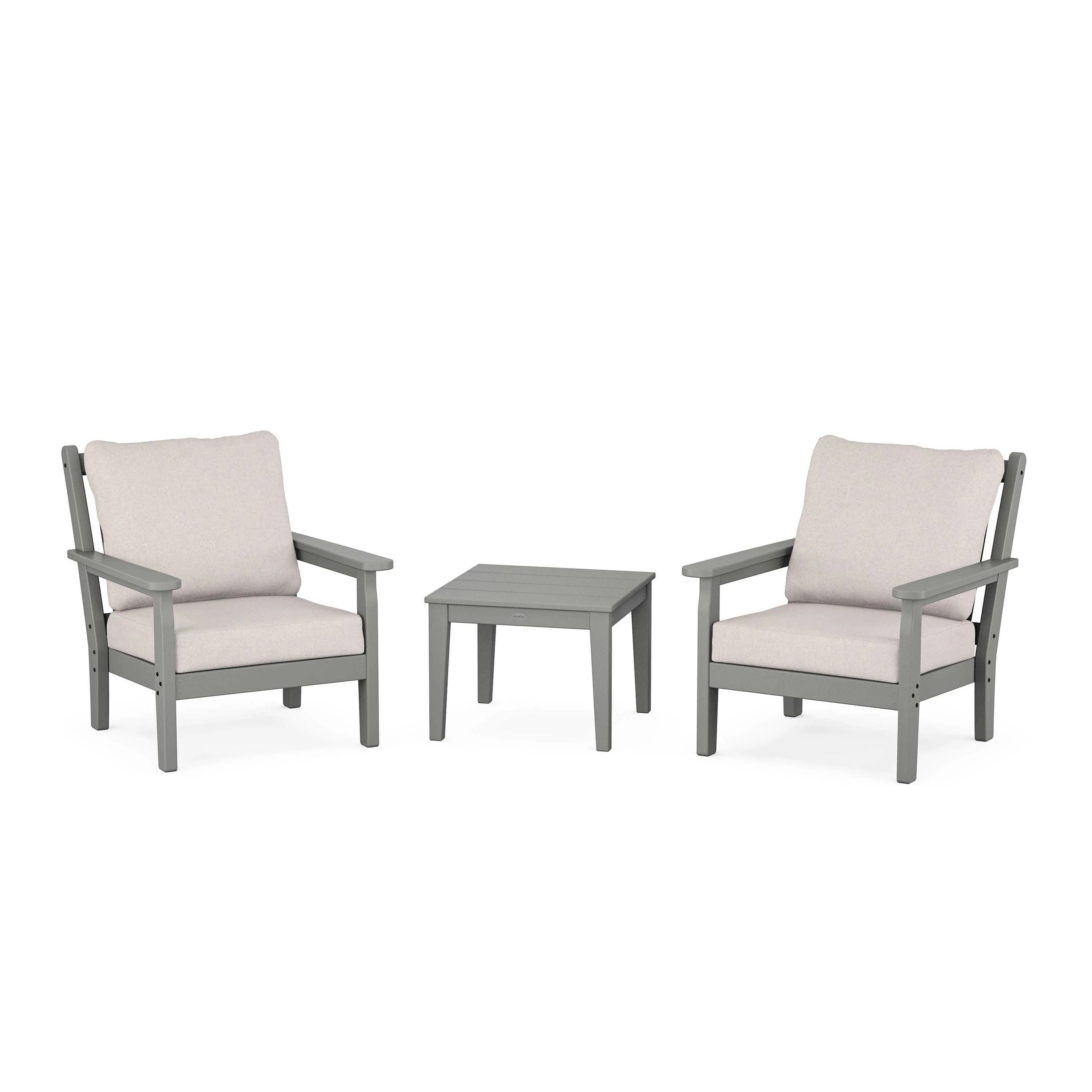 Chippendale 3-Piece Deep Seating Set | POLYWOOD