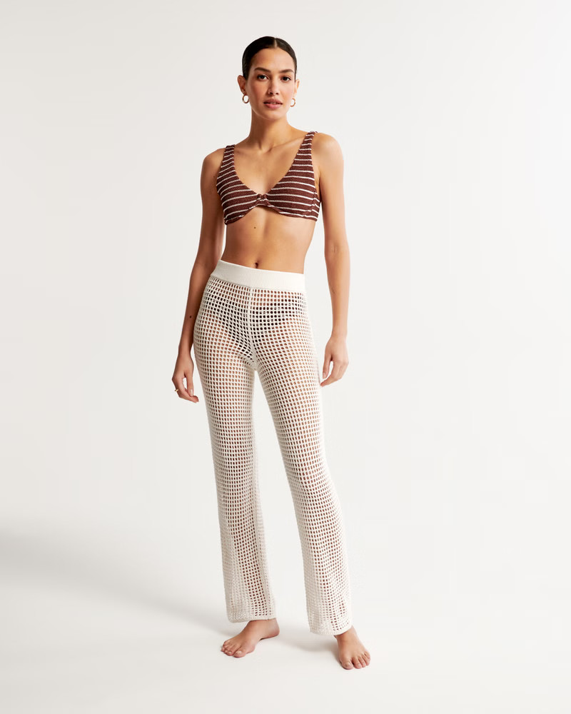 Crochet Coverup Pant | Abercrombie & Fitch (UK)