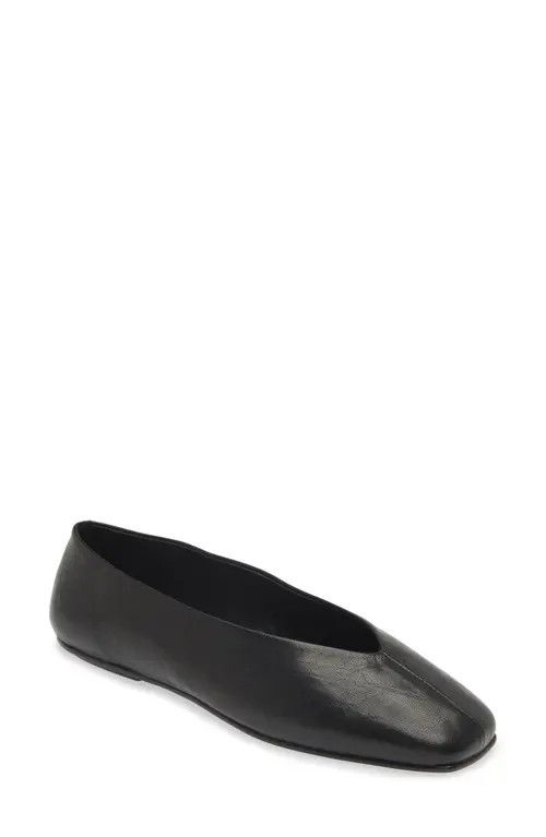 Jeffrey Campbell Fathom Flat in Black at Nordstrom, Size 9.5 | Nordstrom