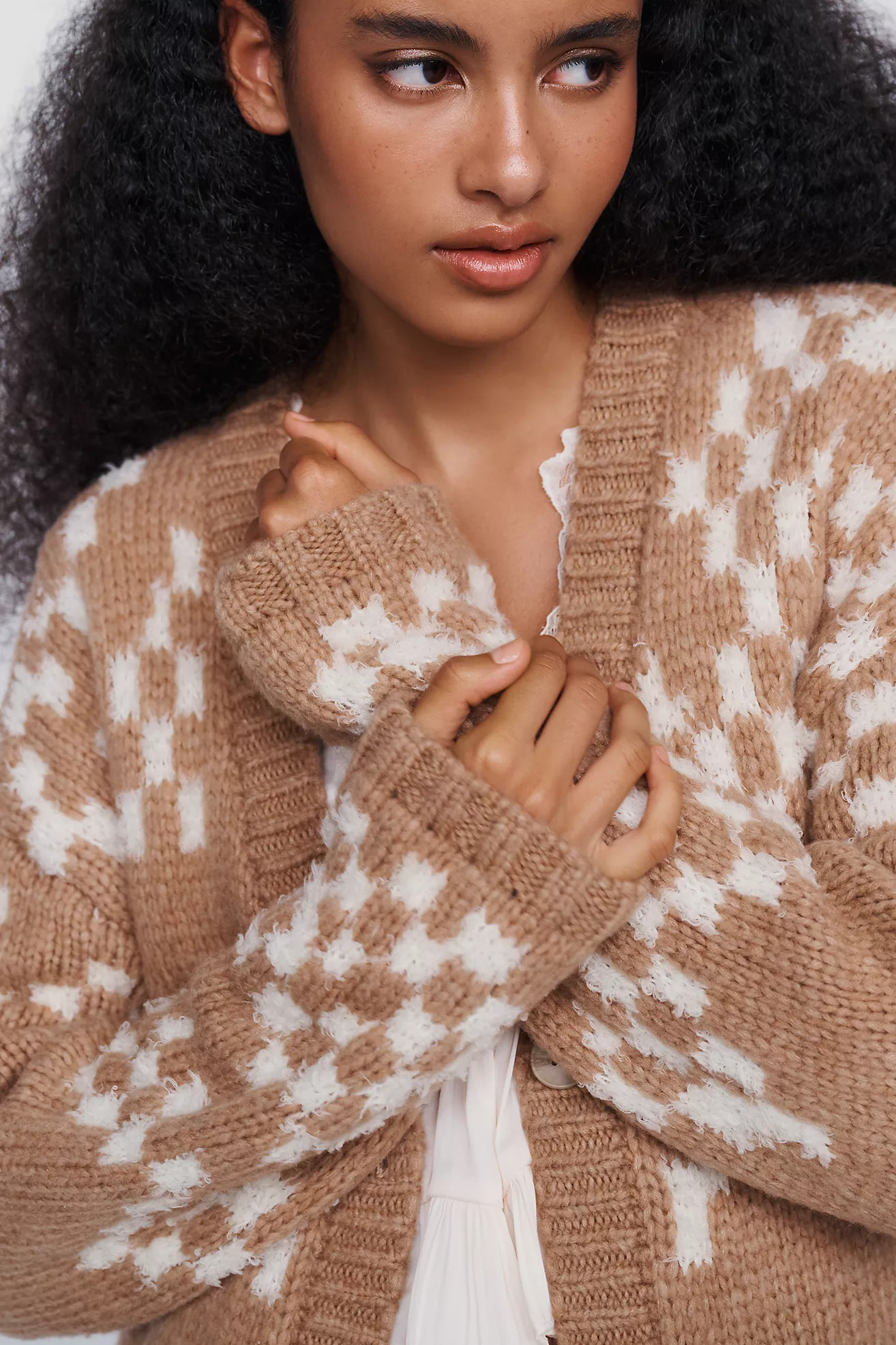 Pilcro Wool-Blend Oversized Cardigan | Anthropologie (US)