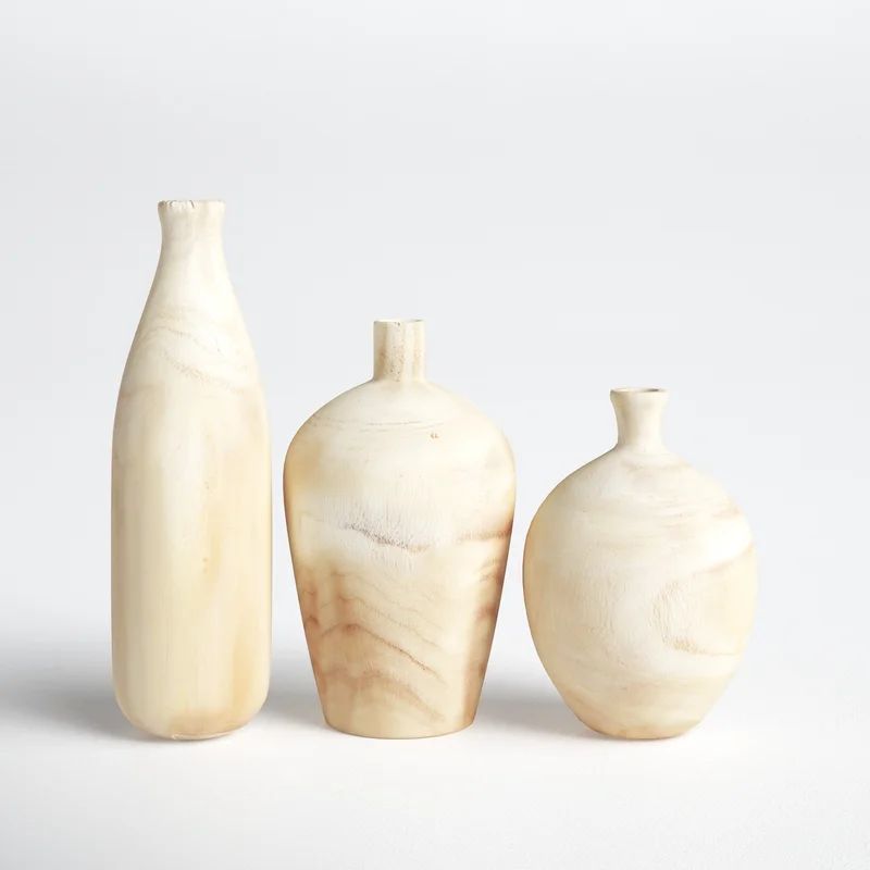 Keane Solid Wood Table Vase | Wayfair North America