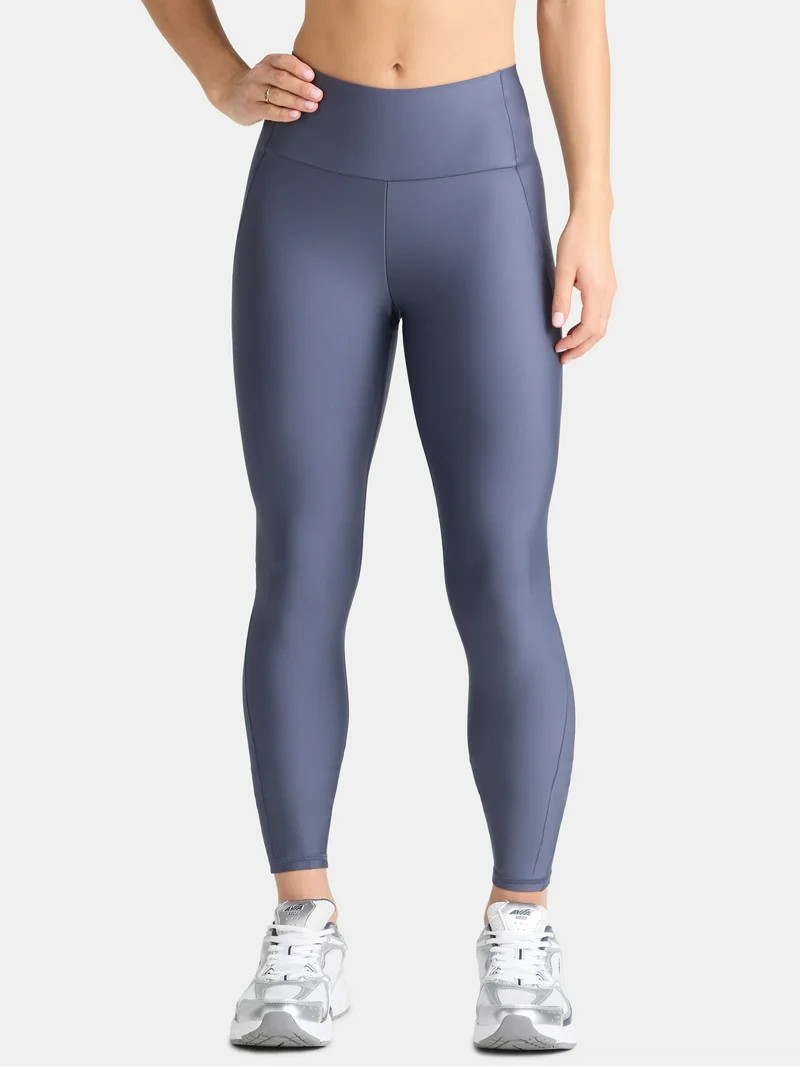 Avia Women’s High Rise Shine Leggings, Sizes XS-XXL | Walmart (US)