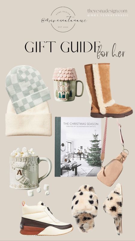 Gifts for her! Your best friend, sister in law, sister, friend, mother in law! My new Holiday mug is here and you can personalize it+ my all time fave UGGS! 

Gift guide for her. Gift guide. Gift idea. Boots. Holiday mug. Gifts. Book. Hat. Anthropologie. Holiday mug. Christmas mug. Christmas hat. Christmas gifts. 

#LTKCyberweek #LTKGiftGuide #LTKHoliday