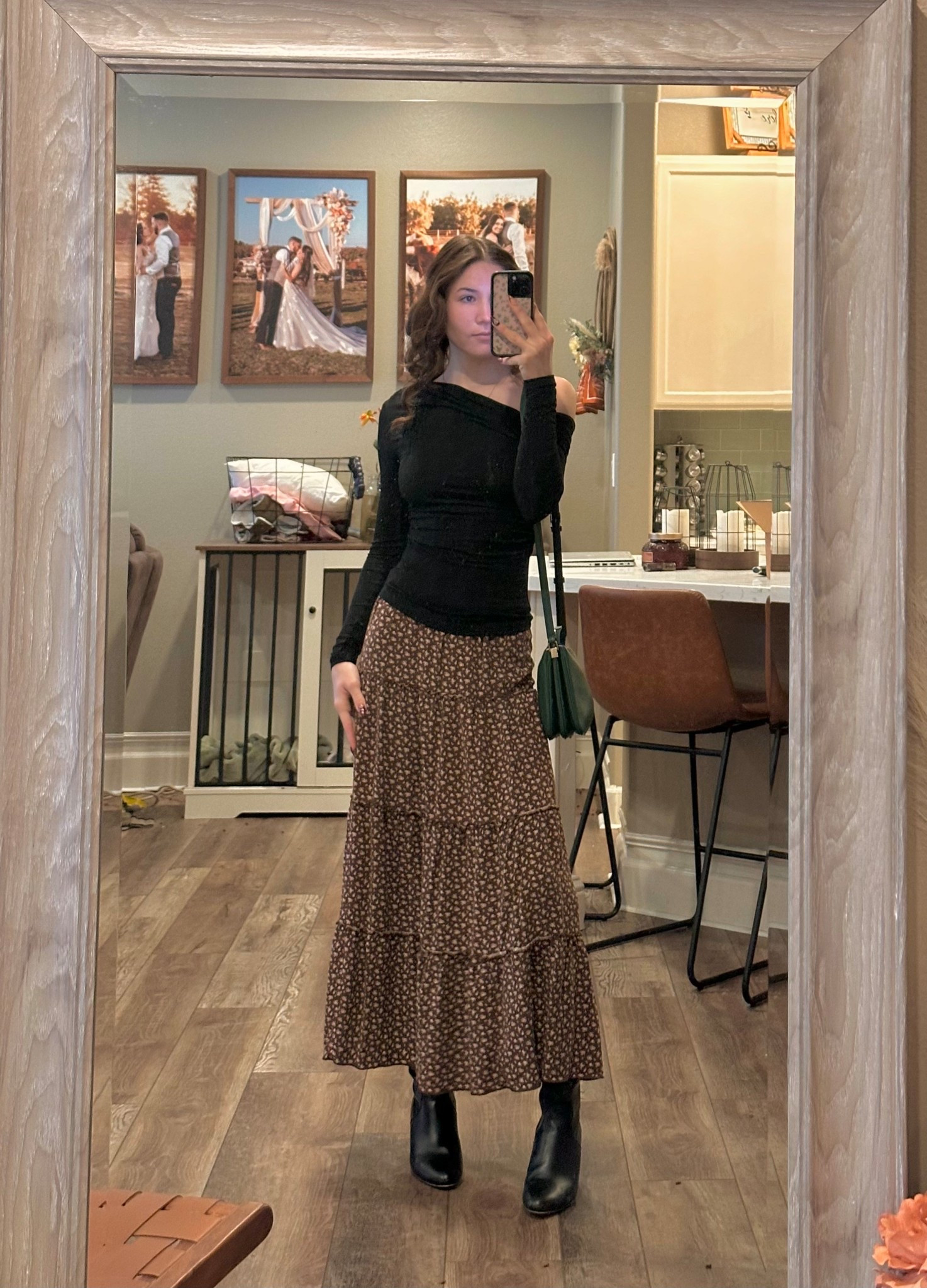 brown maxi skirt ootd 🤎

#LTKWorkwear #LTKPetite #LTKBeauty