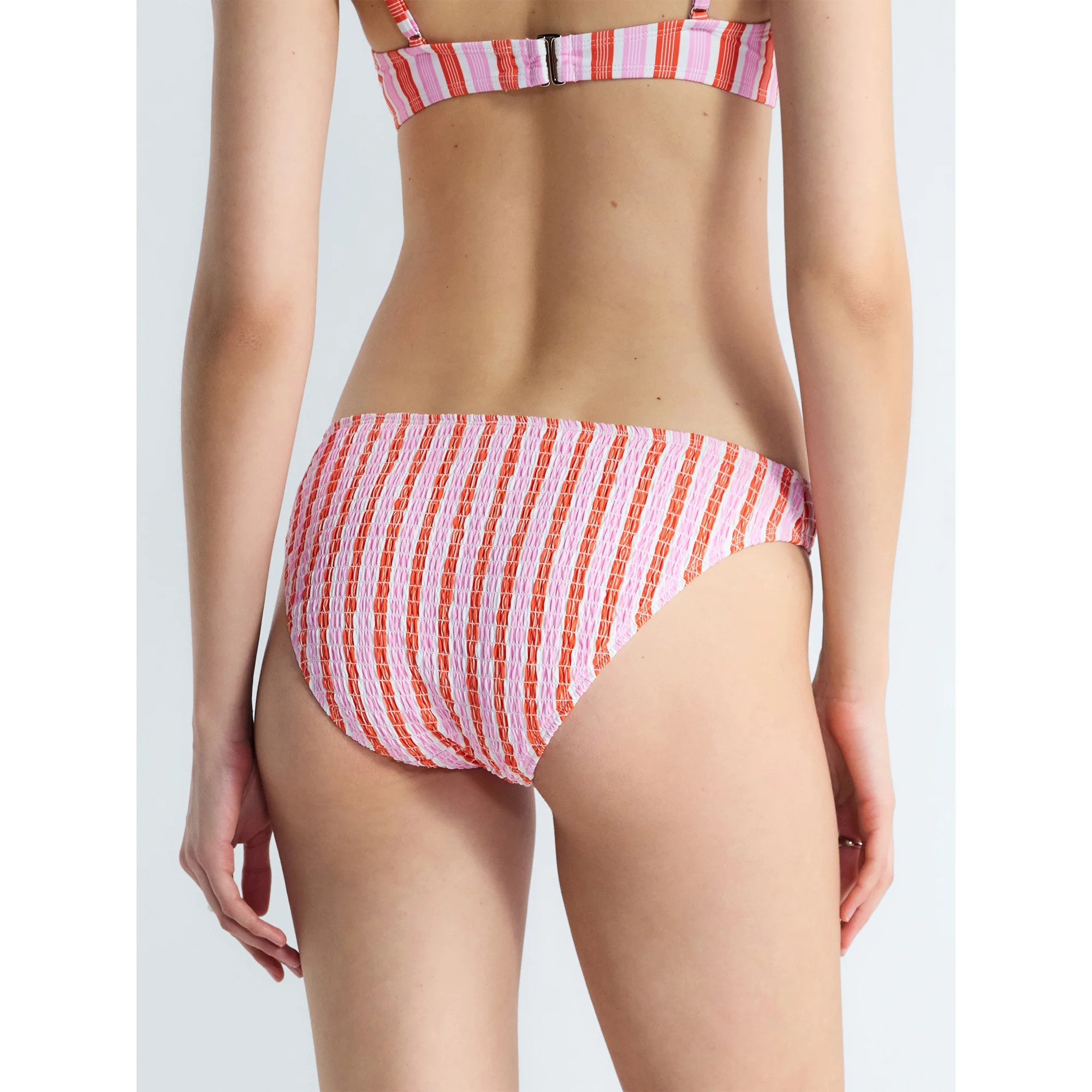 Free Assembly Women's Smocked Low Rise Bikini Bottoms, Sizes XS-XL | Walmart (US)