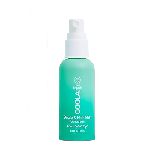 COOLA Organic Scalp Spray & Hair Sunscreen Mist With SPF 30, Dermatologist Tested Hair Care For D... | Amazon (US)