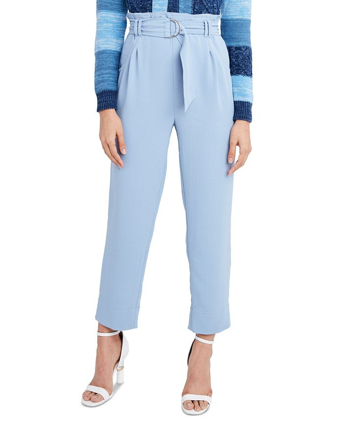 BCBGeneration Cropped Belted Pants & Reviews - Pants & Capris - Women - Macy's | Macys (US)