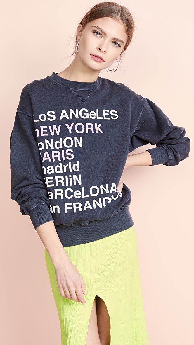 ANINE BING City Love Sweatshirt | SHOPBOP | Shopbop