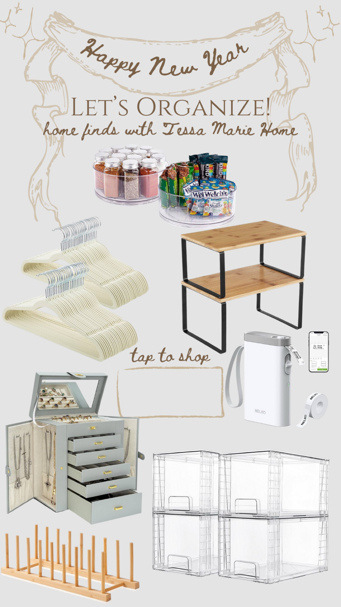 Great way to start the New Year—organizing! 

#LTKSeasonal #LTKGiftGuide #LTKHome