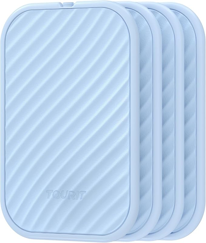 TOURIT 4 Pack Reusable Slim Ice Packs for Lunch Boxes and Coolers | Long Lasting Lunch Box Cooler... | Amazon (US)