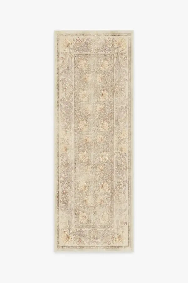 Morris & Co. Pimpernel Vintage Blush Rug | Ruggable