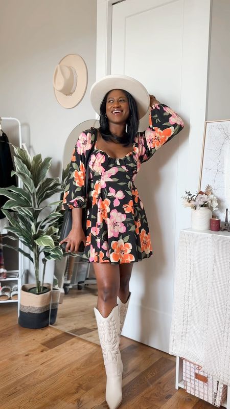 Floral Dress with Western Boots!

🤍Babydoll Floral Dress #126038715 - ASOS
🤍Delilah Western Boot - JustFab 
🤍Maude Pencil Brim Hat - Gigi Pip
🤍Butterfly Bucket Bag - Portland Leather
🤍Initial 18k Gold Necklace - Ettika 
🤍Chunky Gold Hoop Earrings - Amazon


 Western Style, Amazon Finds, spring outfit ideas, spring outfits, festival outfit, date night, concert outfit

#LTKVideo #LTKFestival #LTKshoecrush