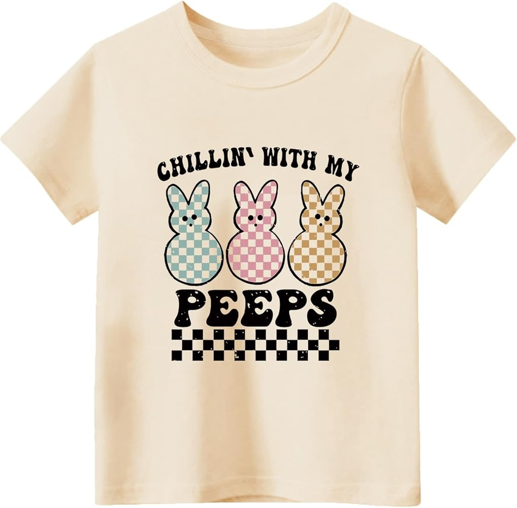 Easter Day Shirts for Toddler Boys Girls Short Sleeve Tees Kids Easter Truck Hip Hop Bunny Tops C... | Amazon (US)