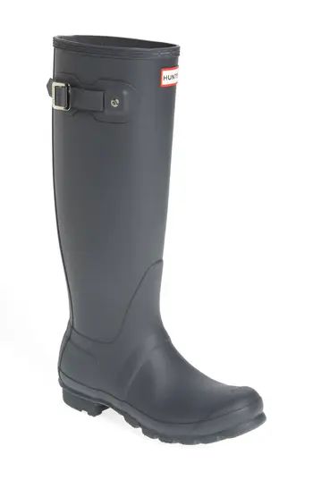 Women's Hunter 'Original Tall' Rain Boot, Size 5 M - Grey | Nordstrom
