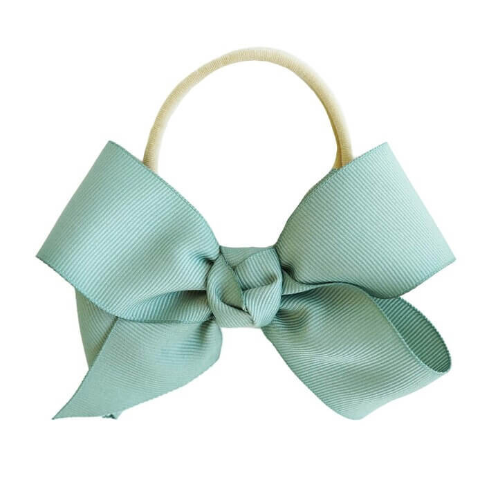 Ribbon Bow Headband | Sea Green | Caden Lane