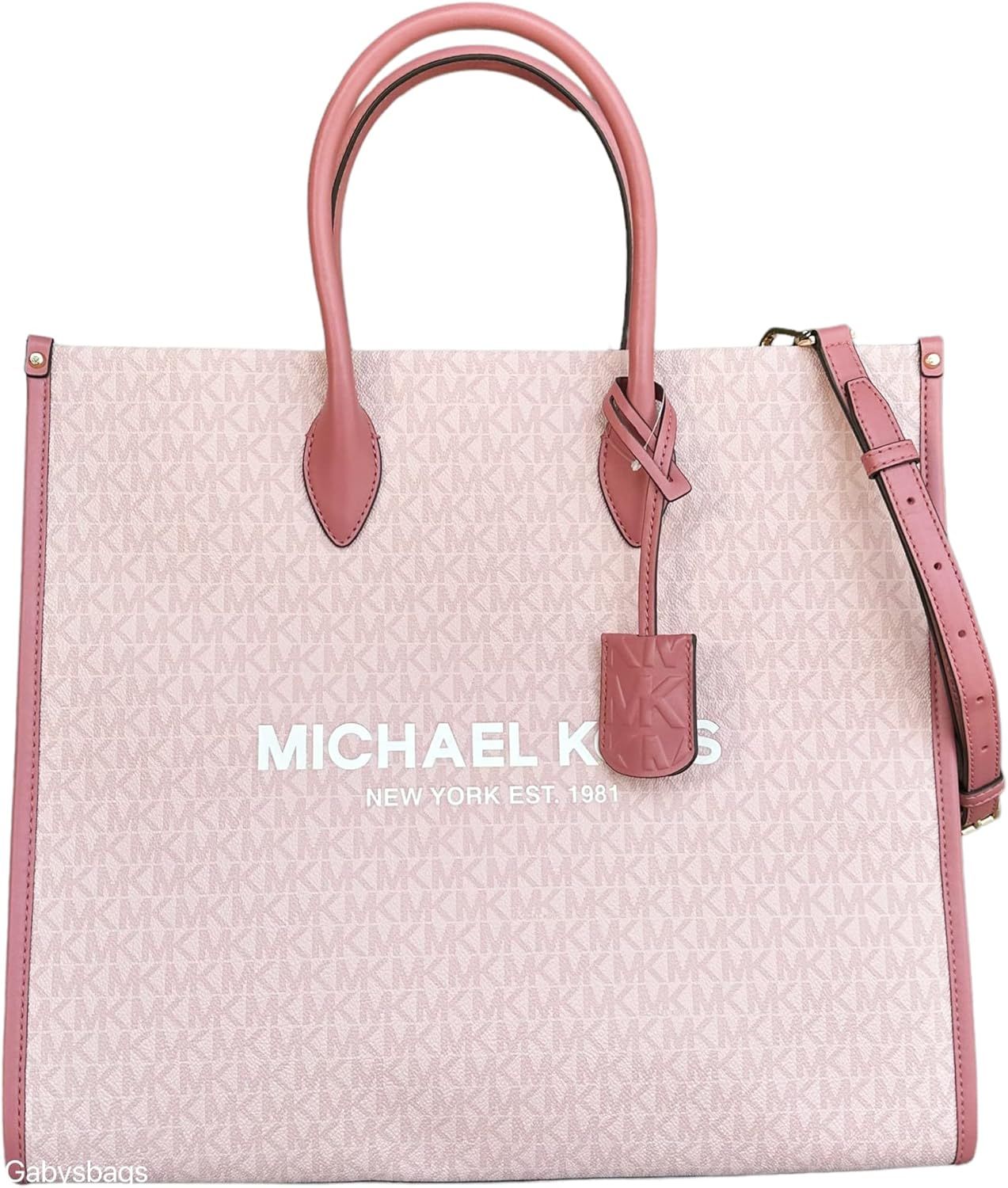 Michael Kors Mirella Large Signature MK Tote Bag | Amazon (US)
