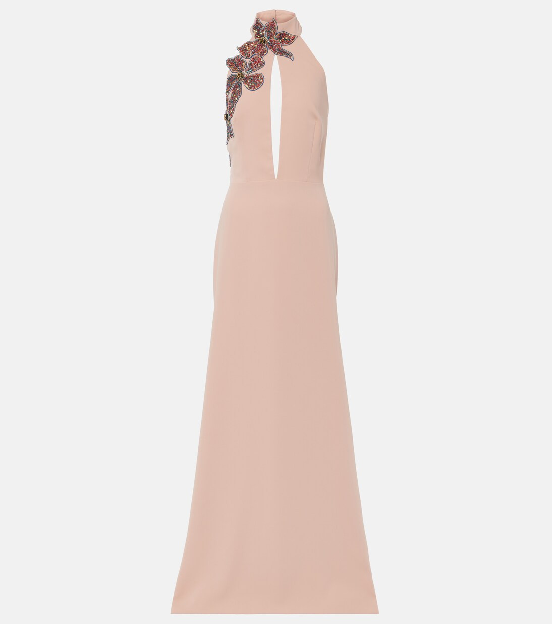 Beaded floral-appliqué gown | Mytheresa (US/CA)