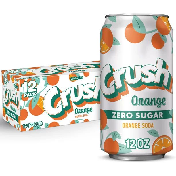 Crush Zero Sugar Orange Soda, 12 fl oz cans, 12 pack | Walmart (US)