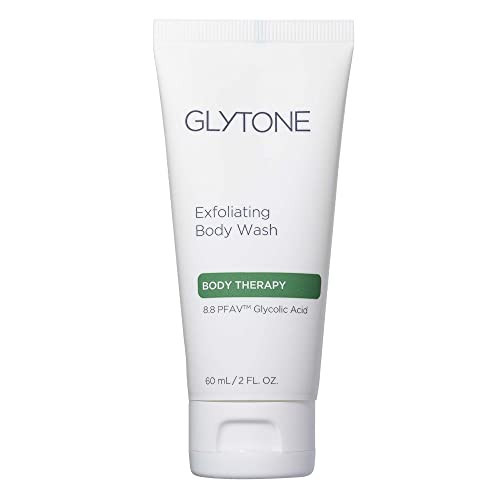 GLYTONE Glycolic Acid Body Wash – Exfoliating & Moisturizing Body Wash for Dry Skin, Reduce Keratosis Pilaris – Fragrance-Free Exfoliator with Glycolic Acid for Rough & Bumpy Skin, 2 Fl Oz | Amazon (US)