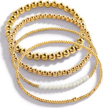 Mint & Lily Everyday Pearl Bracelet Stacking Set | Nordstrom | Nordstrom