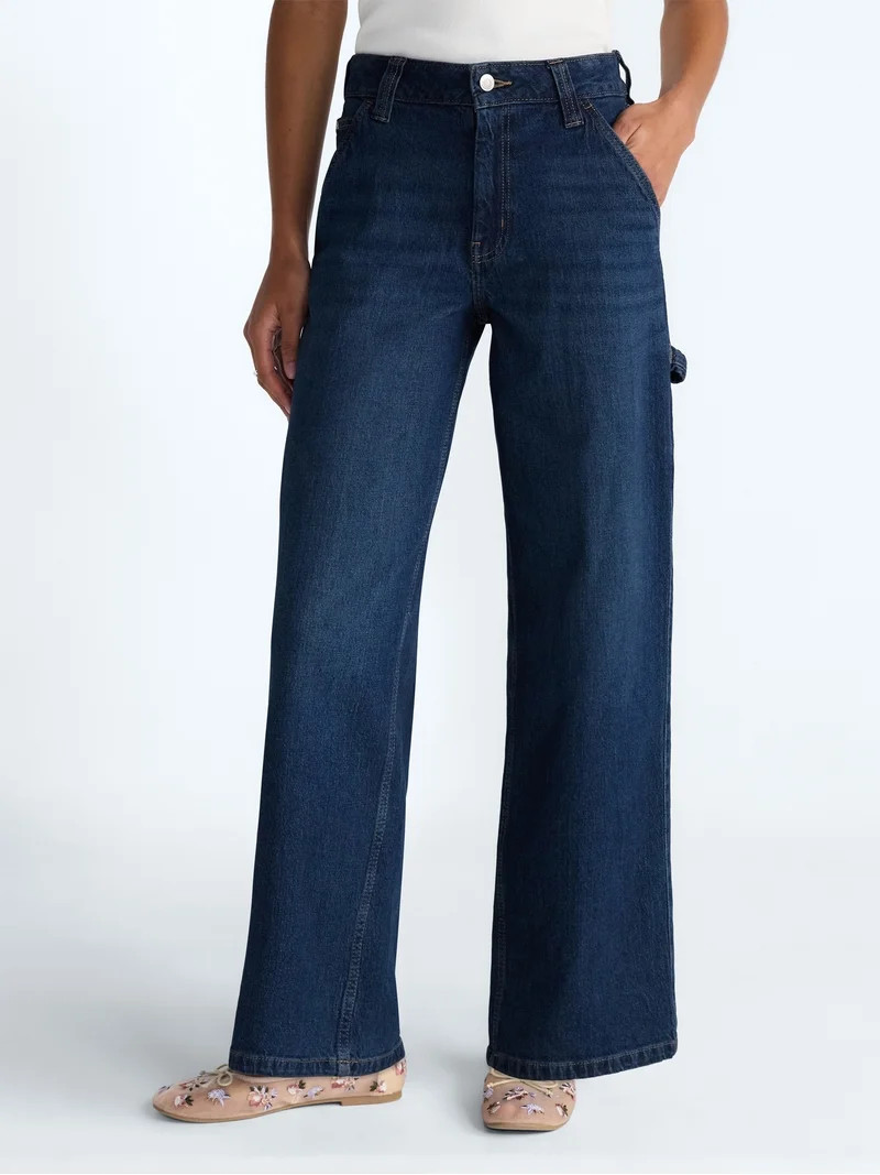 Scoop Women’s and Women’s Plus Relaxed Fit Jeans, 30'' Inseam, Sizes 0-26W | Walmart (US)
