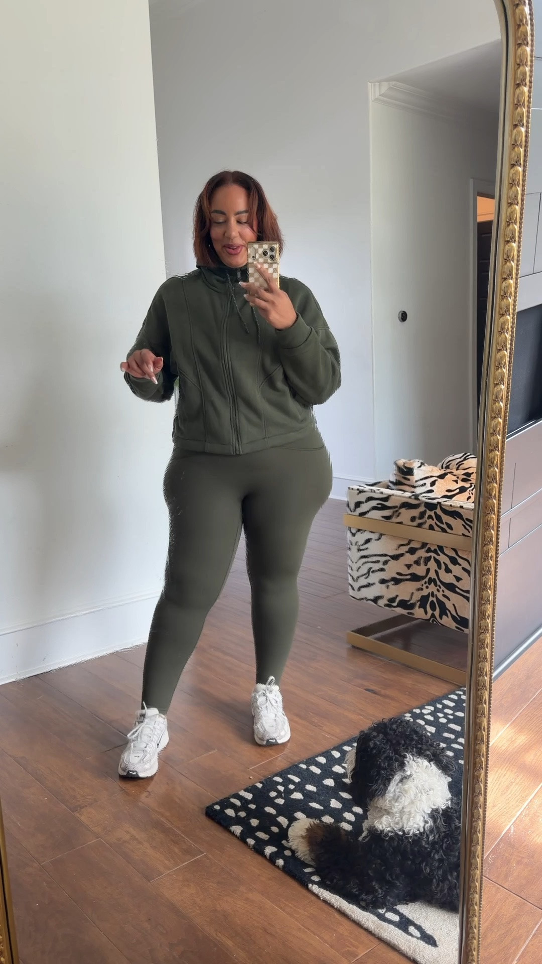 Love these leggings and this color! Wearing 1X in the leggings and xl in the jacket. Use my code to save

#LTKmorningroutine #LTKfitnessgoals #LTKdayinmylife