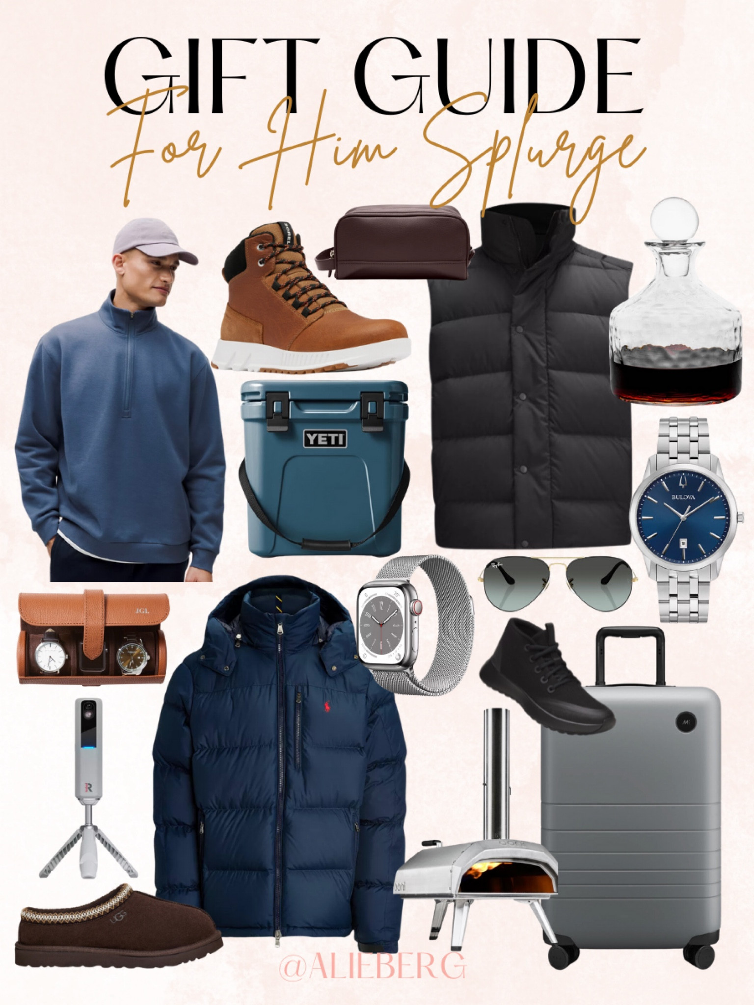 Gift Guide for Him Splurge worthy! $100 & up

Gifts for him, gifts over $100, men’s gifts, gift for dad, gift for husband, gifts for boyfriend, men’s shoes, men’s slippers, suitcase, men’s sneakers, men’s jacket, men’s puffer vest, men’s watch

#LTKGiftGuide #LTKMens #LTKHoliday