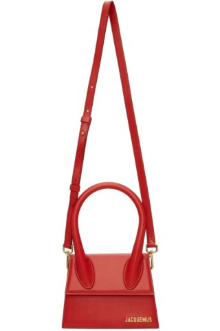 Jacquemus - Red La Montagne 'Le Chiquito Moyen' Bag | SSENSE