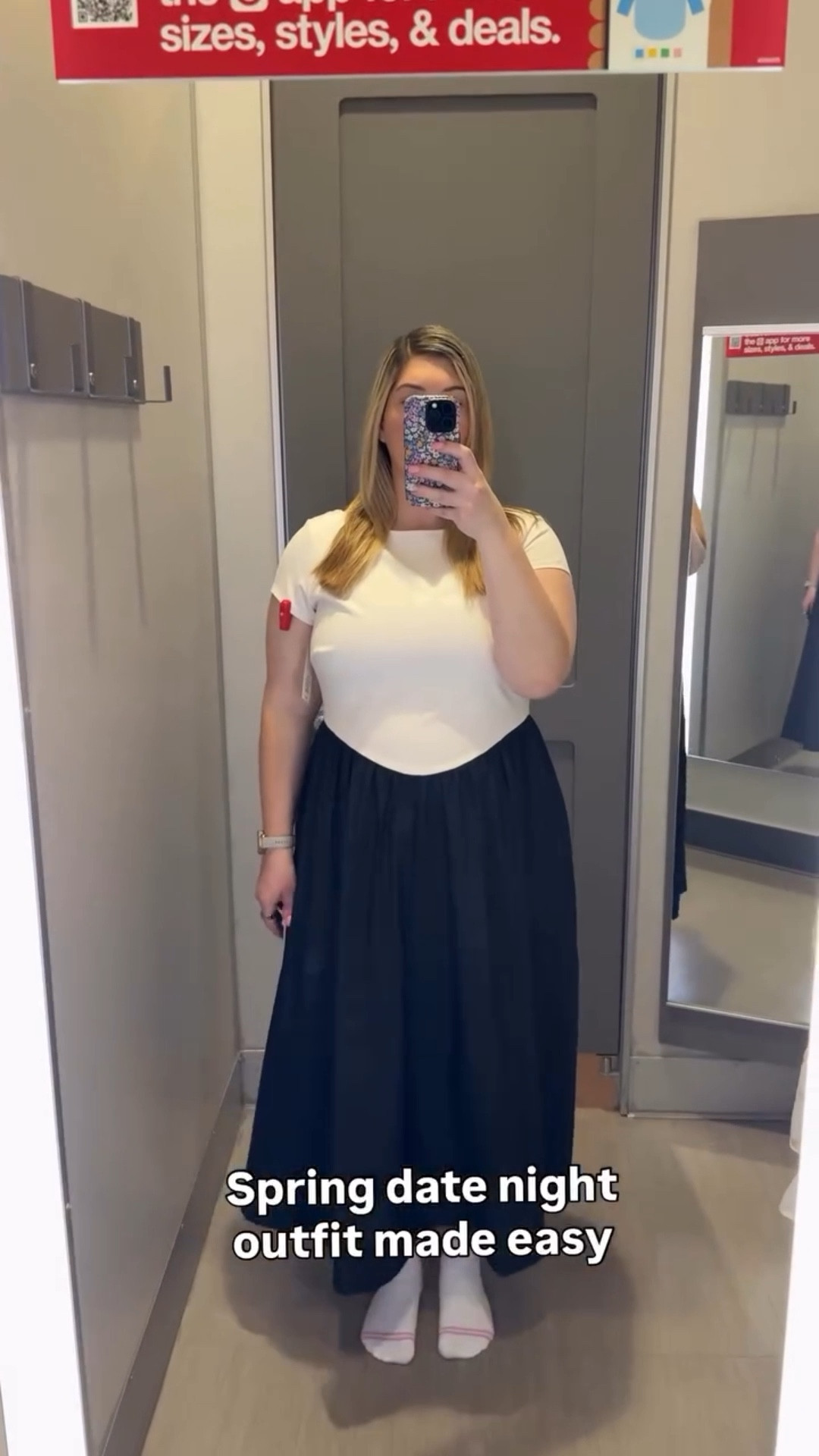 This @Target backless knit maxi dress is giving designer vibes for spring 🤍 #paidlink #TargetCreator

The black and white two-tone makes it look instantly elevated, the maxi length is so flattering, and it’s genuinely comfortable enough for all-day wear.

The scoop back adds the perfect subtle statement, the short sleeves make it easy to layer with a blazer or denim jacket, and the side pocket is the detail that makes it an everyday rewear. It’s perfect for a Valentine’s Day date night outfit, Galentine’s, brunch, and even a work-to-dinner look when you want to feel polished without trying too hard. Also such a good midsize + plus-size friendly dress option.

Follow @sparklinginstyle for more affordable Target finds + outfit inspo ✨

#targetstyle #springoutfits #datenightoutfit midsizefashion plussizefashion

Target A New Day dress, backless knit maxi dress, black and white dress outfit, spring dresses 2026, affordable date night dress, Valentine’s Day outfit idea, Galentine’s outfit idea, workwear dresses for women, midsize Target finds, plus size spring outfits