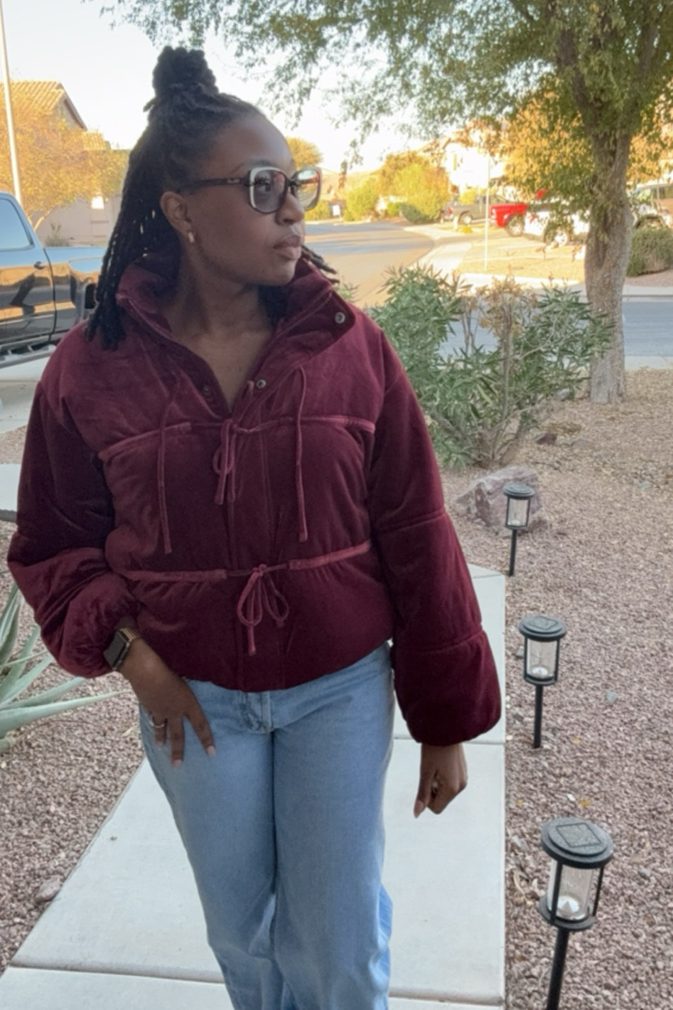The velvet puffer jacket you didn’t know you needed 😊
Wearing a M

#winterjacket #targetstyle #velvet 

#LTKGiftGuide #LTKFindsUnder50 #LTKHoliday