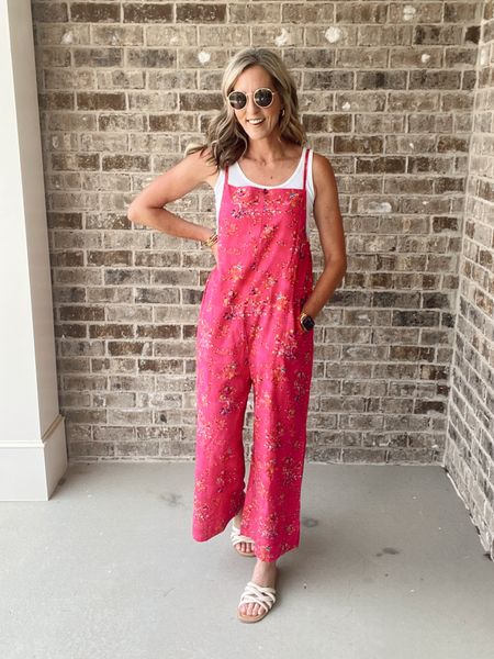 Amazon - Summer Boho overalls comes in multiple colors wearing a size small 

#LTKStyleTip #LTKOver40 #LTKFindsUnder50