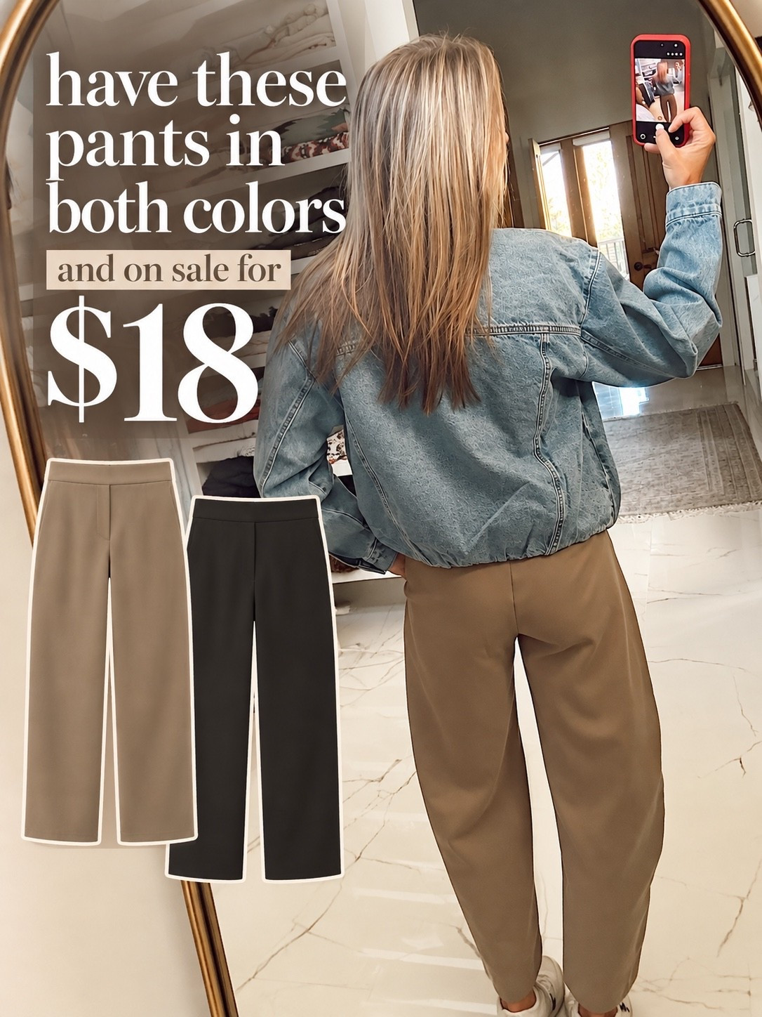 Easy to throw on pants from Target