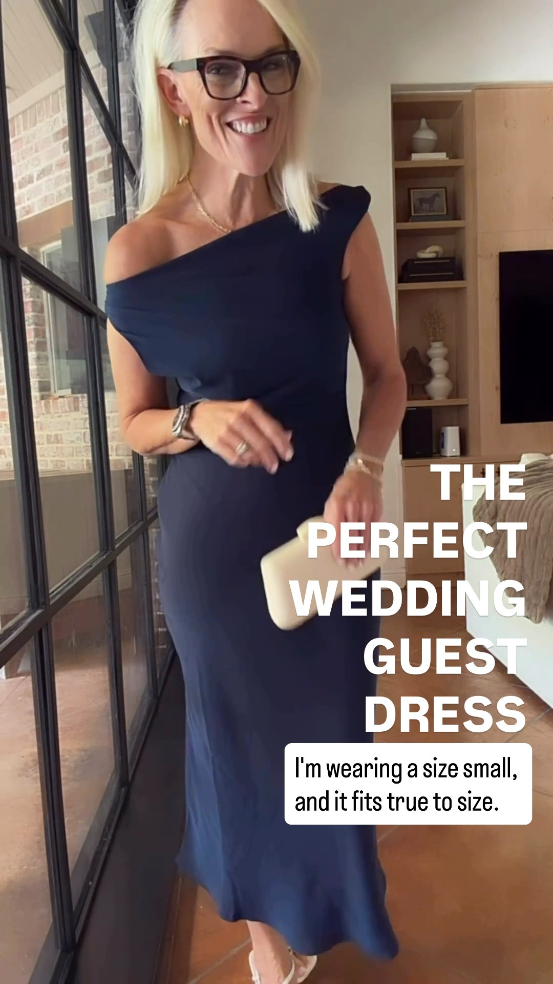 This one-shoulder dress is so elegant and flattering! The ruching through the waist creates a beautiful silhouette, and the one-shoulder neckline gives it a timeless, sophisticated look. I'm wearing a size small, and it fits true to size. It's a beautiful choice for a wedding guest dress, mother of the bride or groom, or even a rehearsal dinner.

💡 LTK MADE EASY
❤️ Heart = Support my posts!
🔖 Save = Get sale & restock alerts
📋 Lists = Keep favorites organized
📲 Share = Send lists and products to a friend. Hello, Christmas List!
💬 Comment = Ask me anything about what I'm wearing.:-)

#LTKootd #LTKWedding #LTKOver40