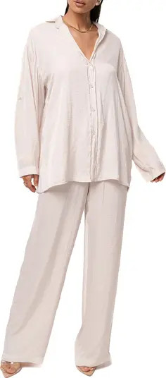 JLUXLABEL Pearl Bay Button-Up Shirt & Pants Set | Nordstrom | Nordstrom