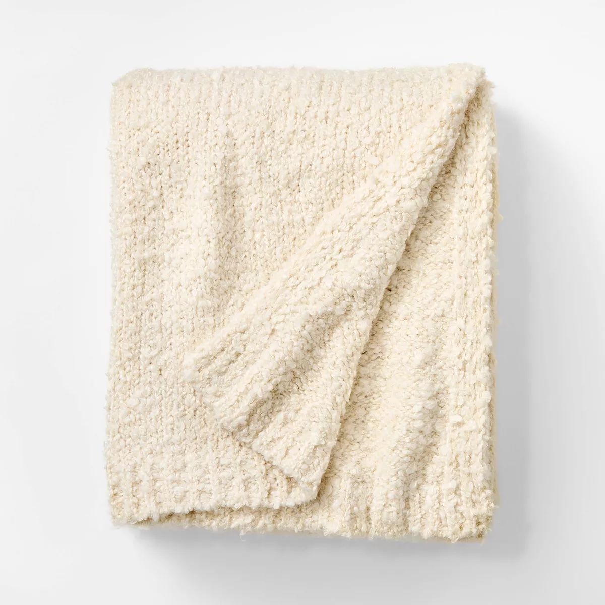Boucle Throw Blanket Cream - Threshold™ designed with Studio McGee | Target
