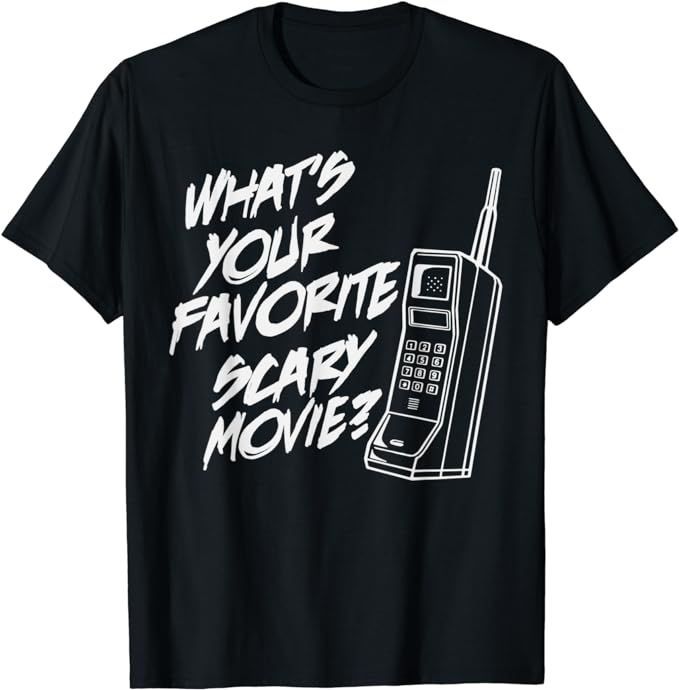 What's Your Favorite Scary Movie? Halloween Horror Movie T-Shirt | Amazon (US)