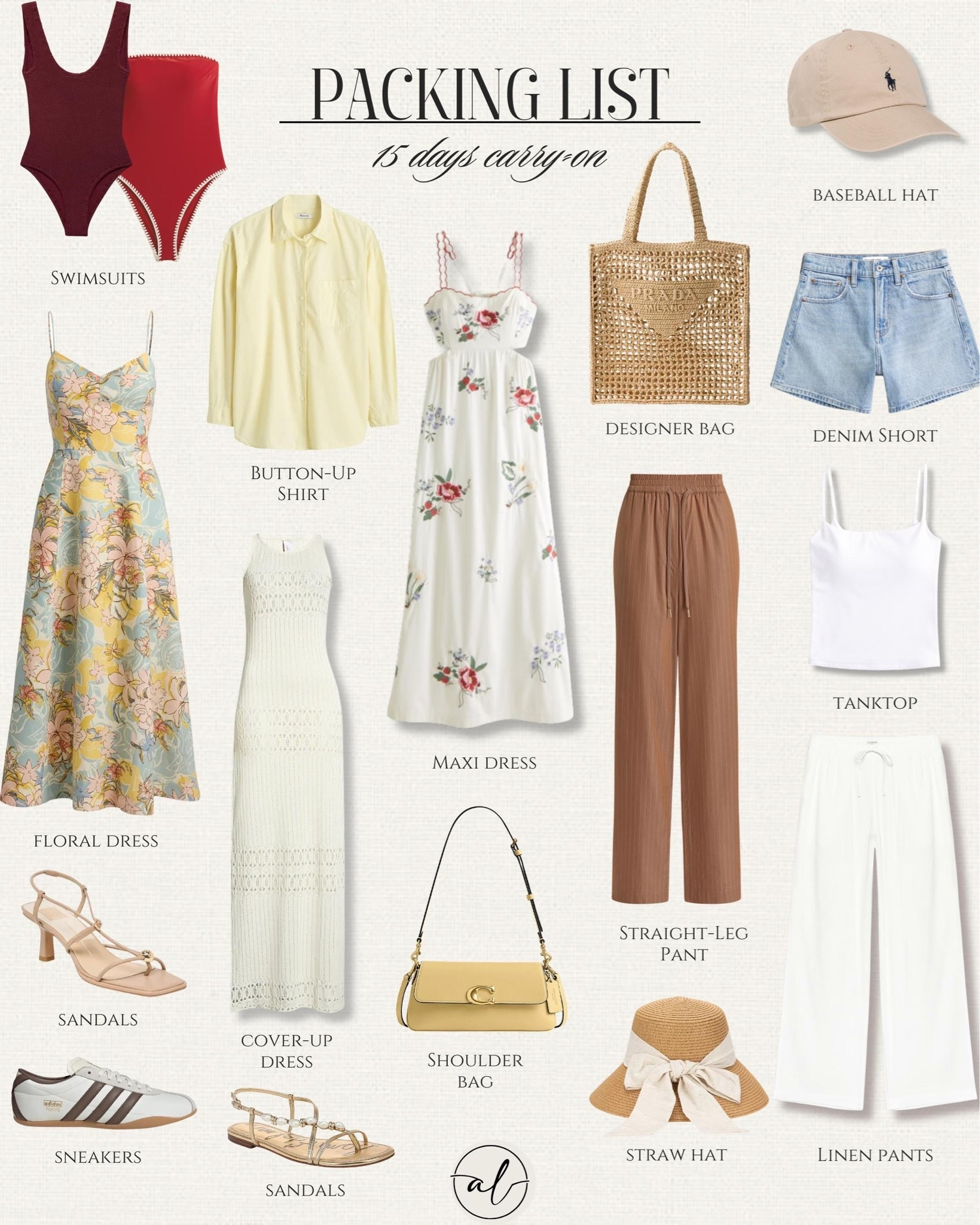 Packing List - 15 days carry-on

#LTKU #LTKSeasonal #LTKootd