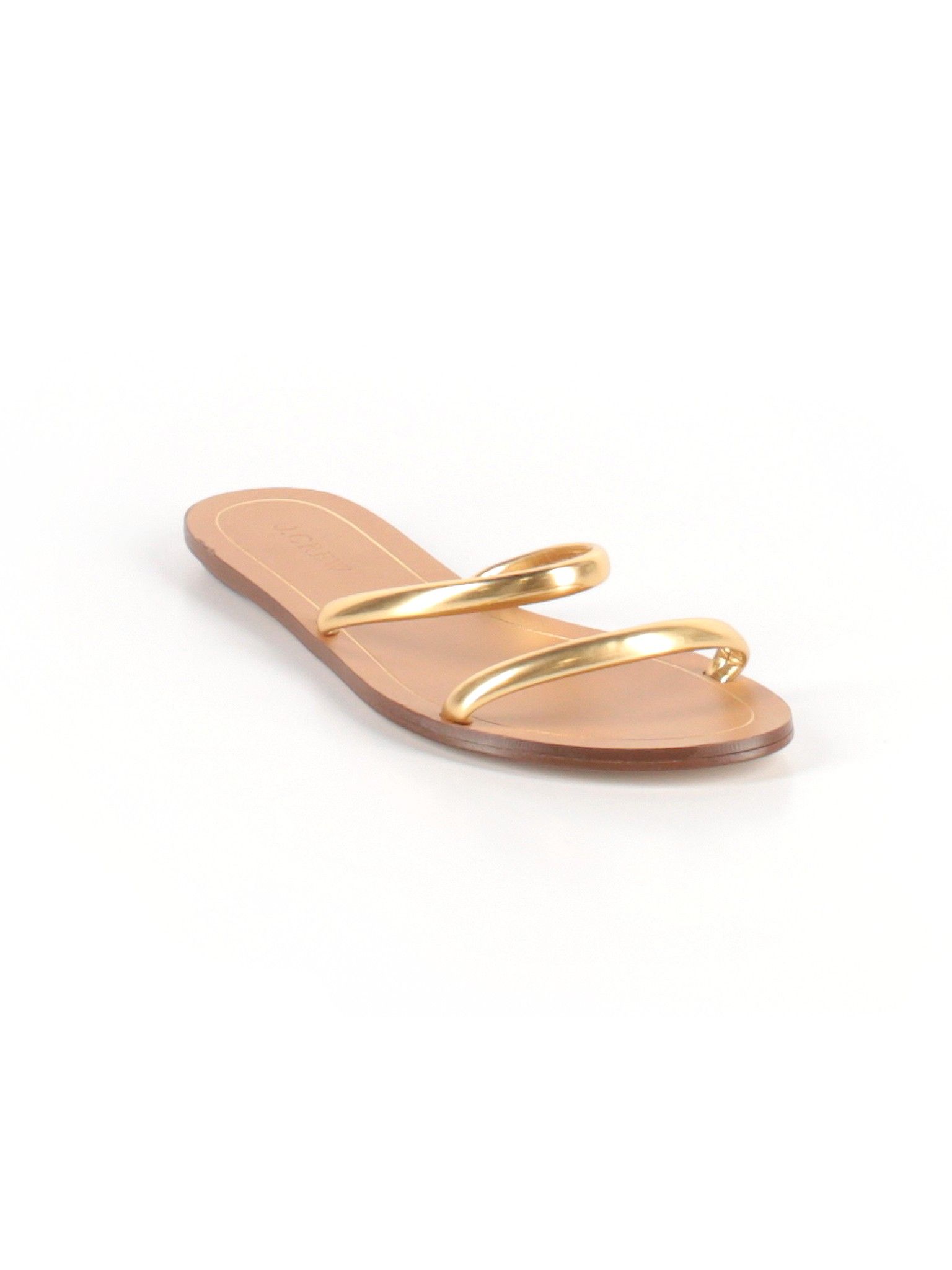 J. Crew Sandals Size 7: Gold Women's Clothing - 38502992 | thredUP