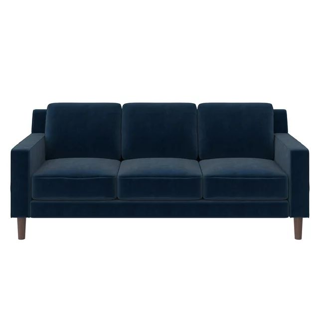 DHP Bryanna 3 Seater Sofa , Blue Velvet | Walmart (US)
