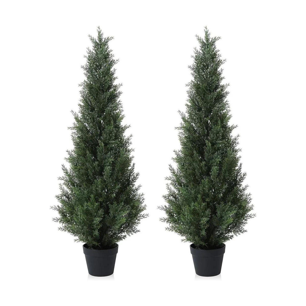 3-5FT Artificial Cedar Topiary Trees for Indoor and Outdoor UV Protection Christmas Trees for Hom... | Target