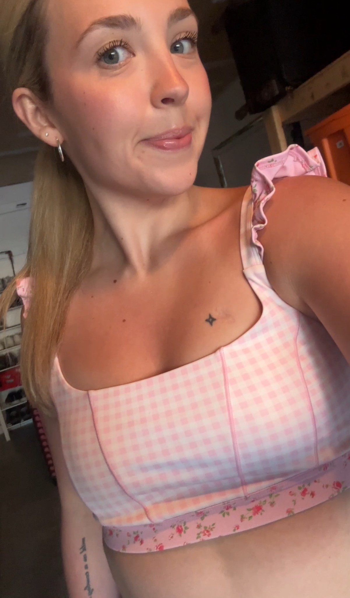 Cutest pink sports bra from Target! 🎯 💕🩷 

#LTKsummer #LTKfitness