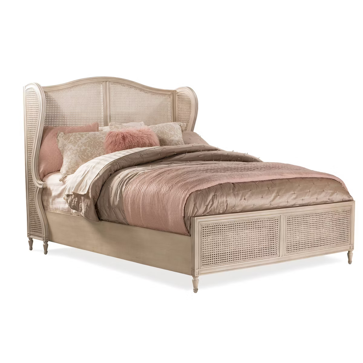 Sausalito Bed Set with Side Rail Included White - Hillsdale Furniture | Target