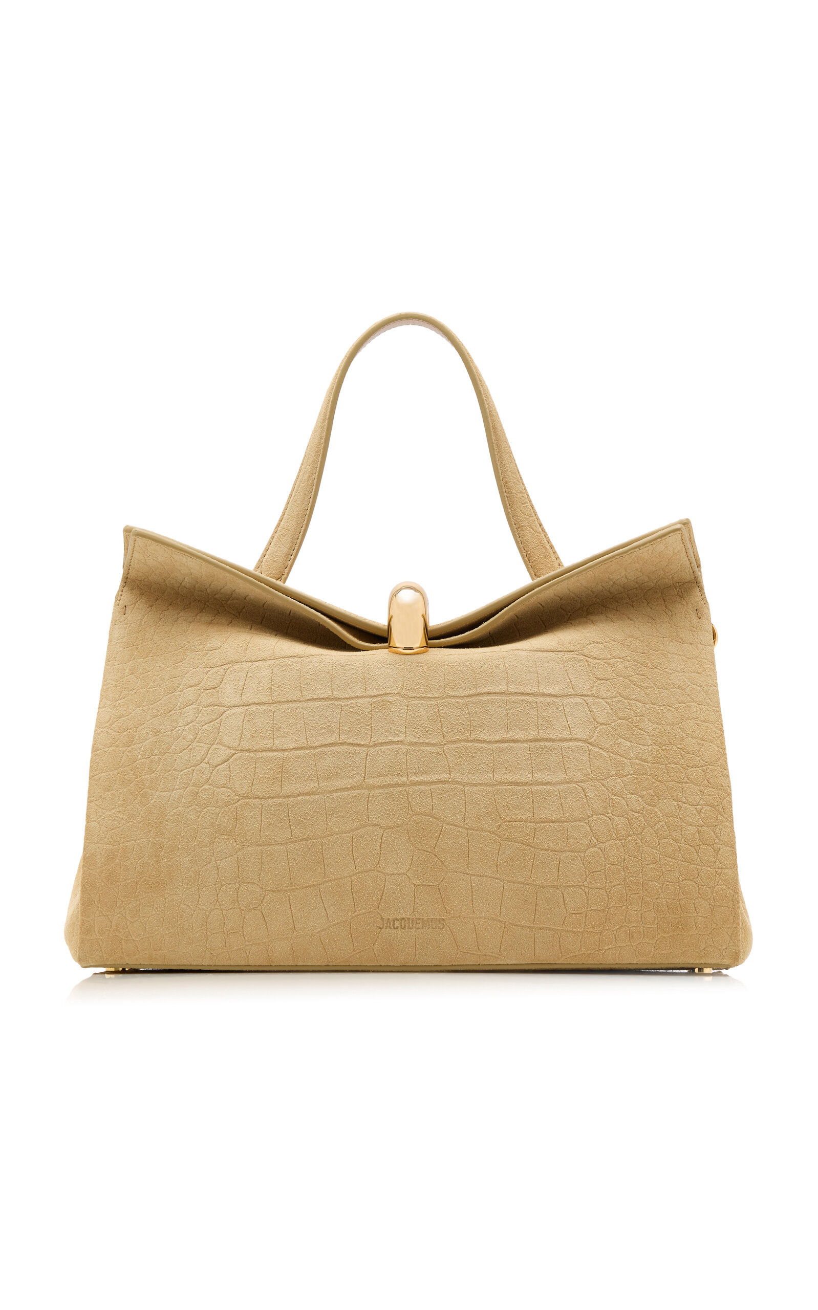 Jacquemus The Small Valérie Croc-Effect Suede Bag - Moda Operandi | Moda Operandi (Global)