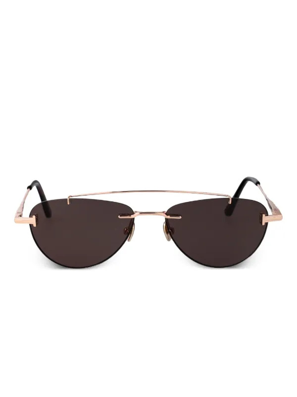 TOM FORD Eyewear Astor Sunglasses | Gold | FARFETCH | Farfetch Global