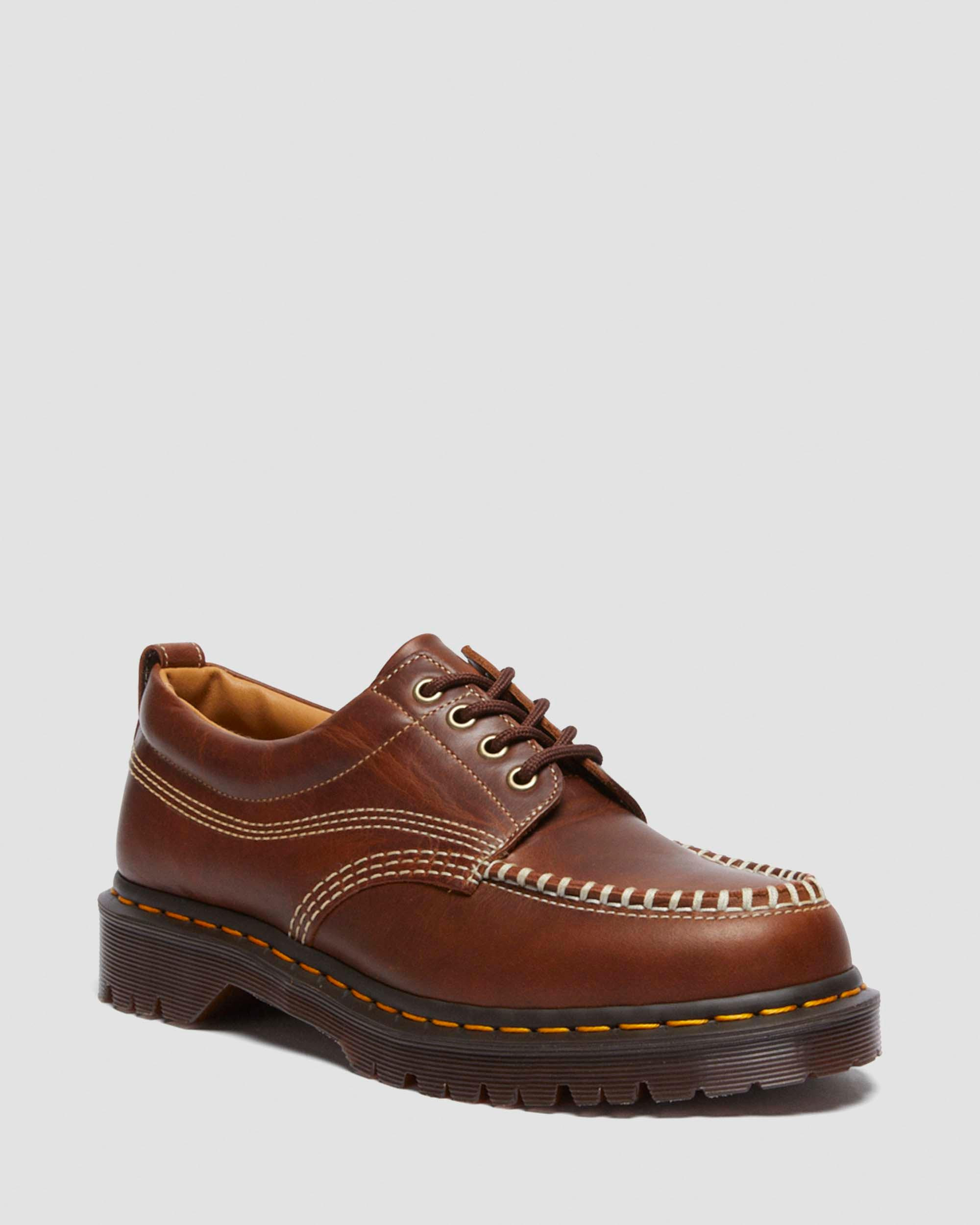Lowell Leather Moc Toe Shoes | Dr. Martens