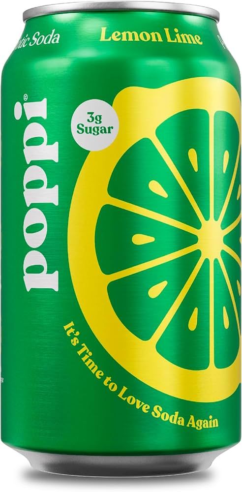 POPPI Sparkling Prebiotic Soda, Beverages w/Apple Cider Vinegar, Seltzer Water & Fruit Juice, Lem... | Amazon (US)