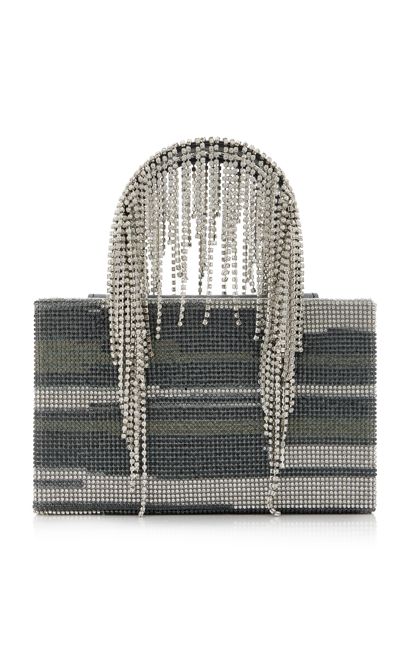 Midi Fringe Crystal MeshTote Bag | Moda Operandi (Global)