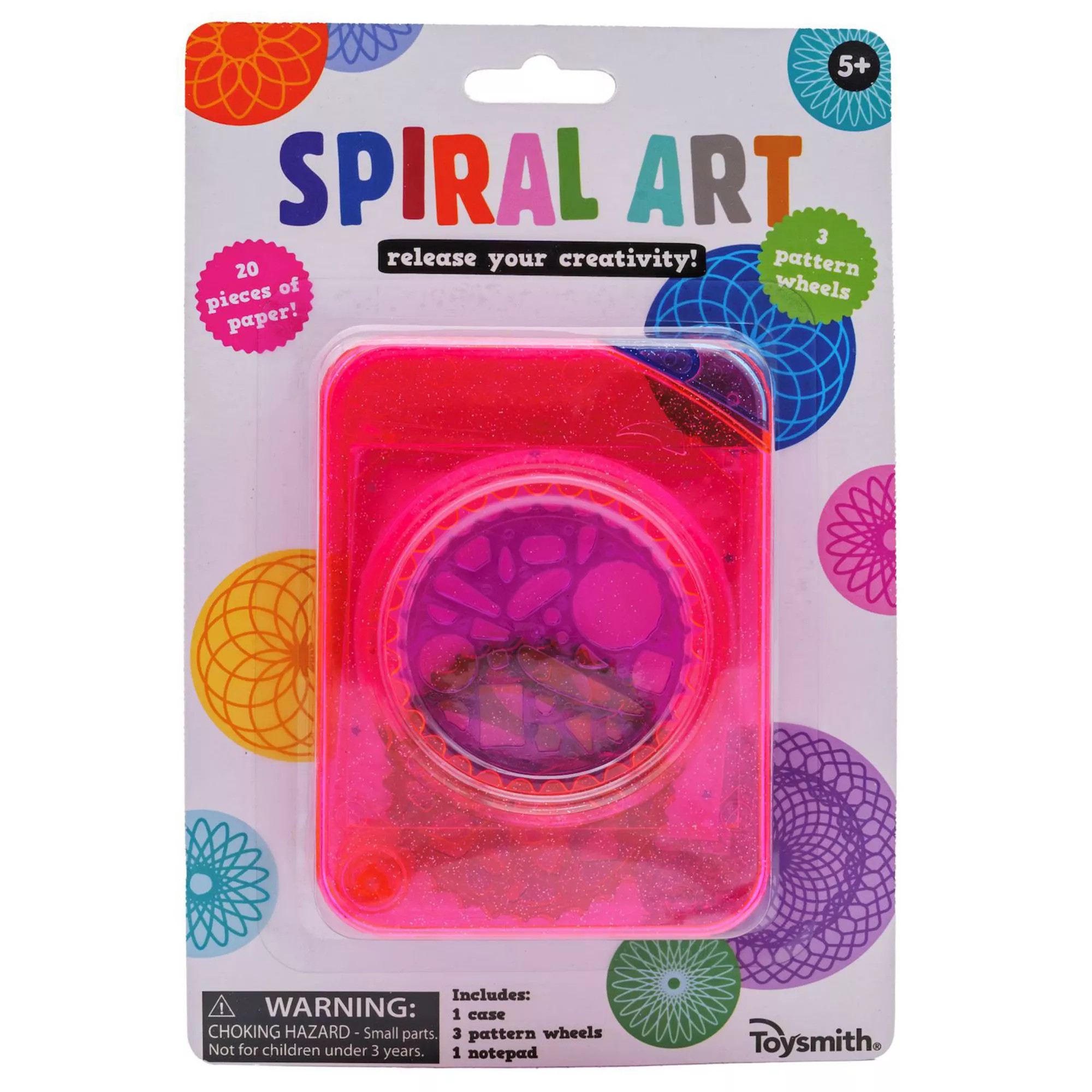 Toysmith Spiral Art Craft Kit with 3 Pattern Wheels & 20 Sheets of Paper | Kohl's