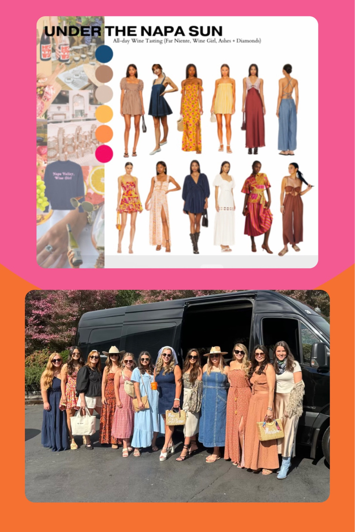 Napa outfit inspo, from mood board to reality! #napabachelorette 

#LTKFindsUnder100 #LTKWedding