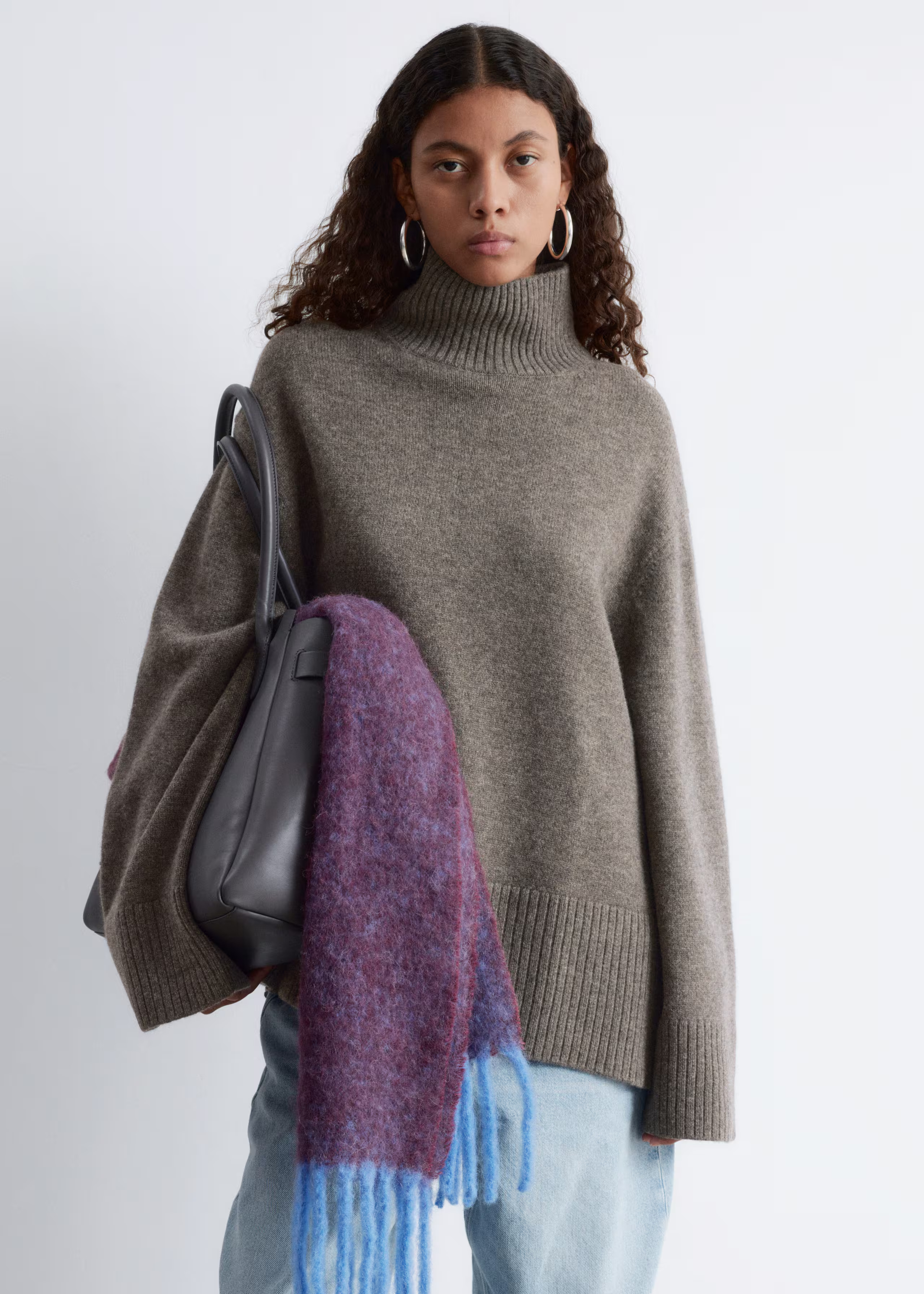 Oversized Turtleneck Wool Jumper | & Other Stories UK